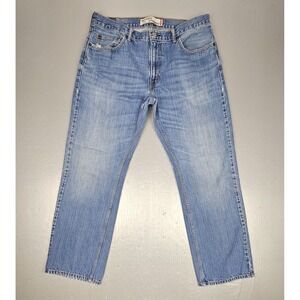 Y2K Levis 559 Jeans Mens 36x32 Relaxed Straight Fit Blue 2012 Baggy Denim